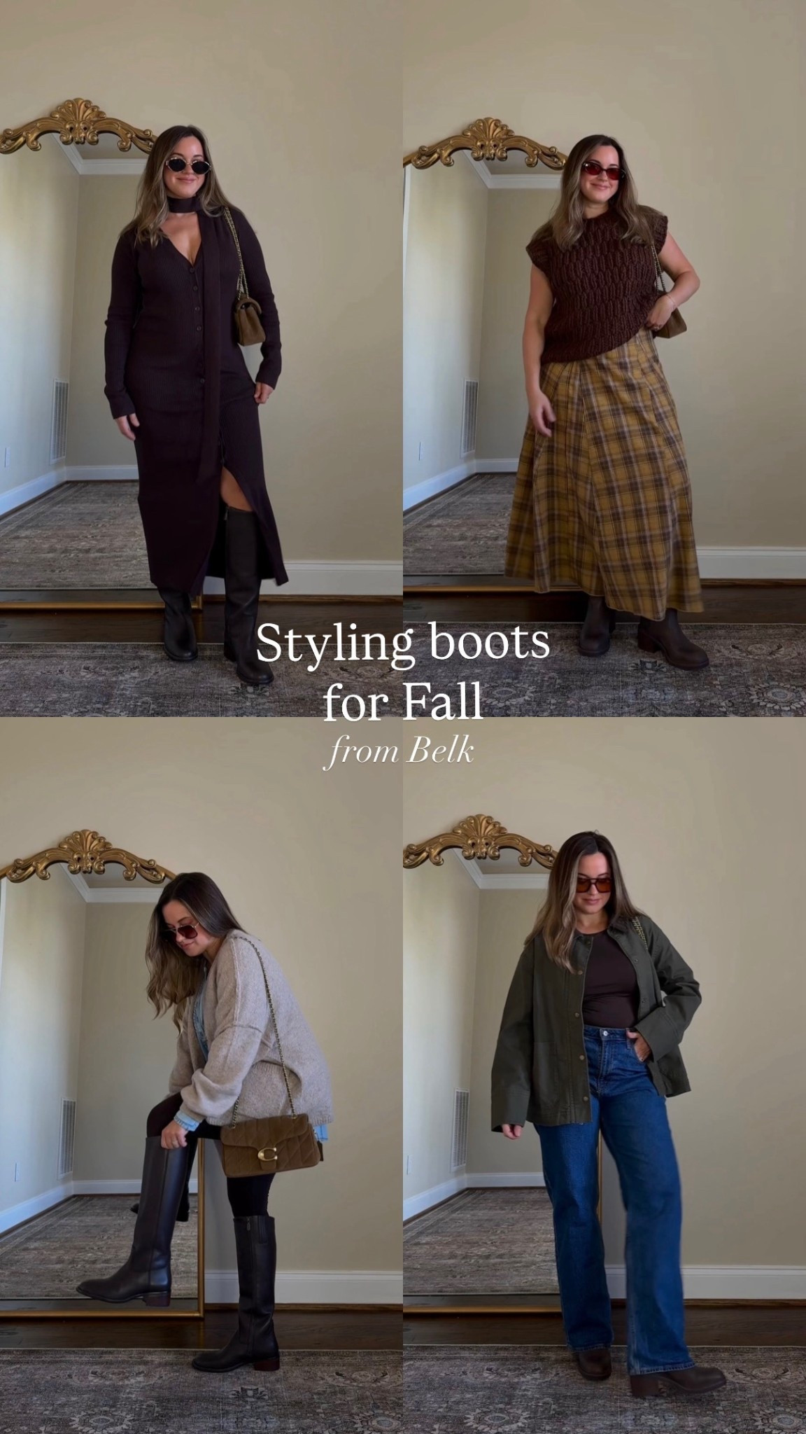 Styling 2 boots 4 different ways! Sharing how I would style them up and down - I am wearing the Freya and Selkie styles. Both boots are SO GOOD! And are super comfortable. I sized up 1/2 size in both, which I normally do for boots! they both fit great. Linking other styles that I've had my eye on! You can currently get up to 50% off women’s boots at Belk! 

Also linked my outfits! Brown vest and denim shirt are also from Belk! Denim shirt is oversized, size down! 

#LTKSeasonal #LTKSaleAlert #LTKShoeCrush
