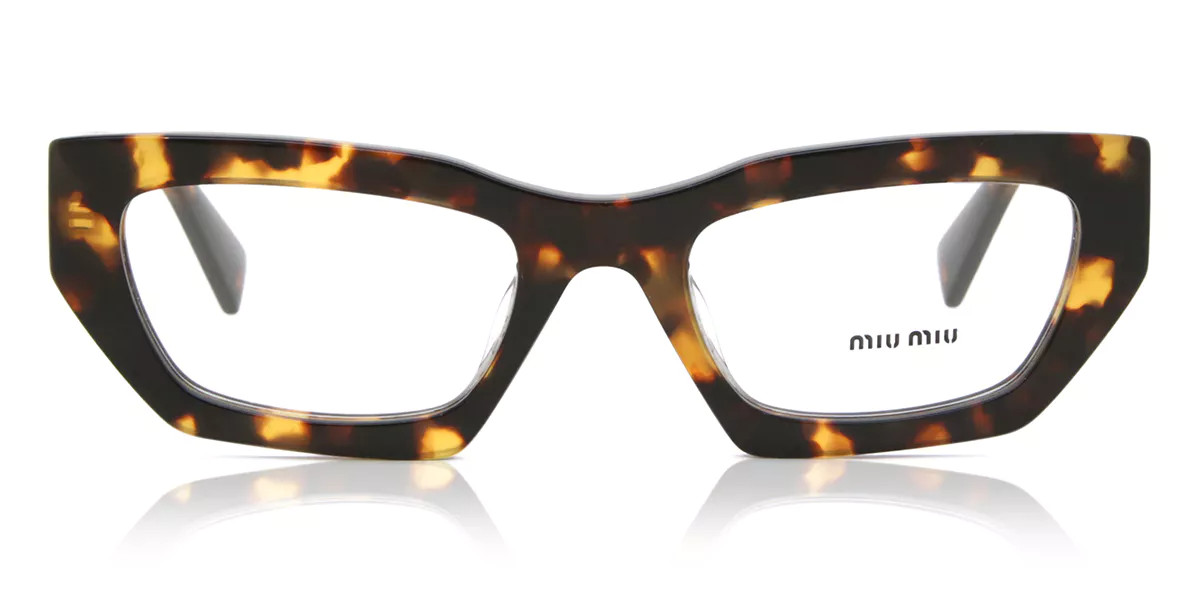 Miu Miu MU03XV VAU1O1 Women’s Glasses Tortoiseshell Size 53 - Free Lenses - HSA/FSA Insurance - Blue Light Block Available | SmartBuyGlasses Global