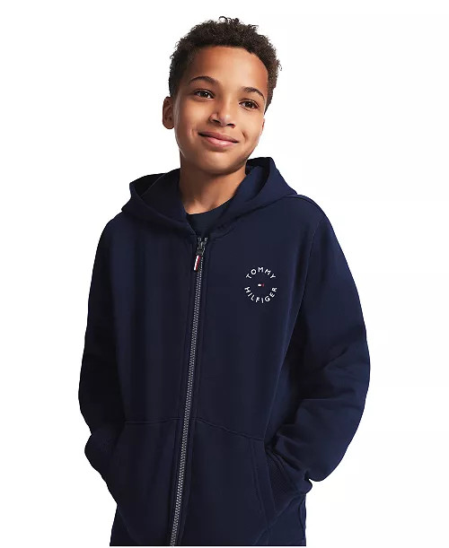 Boys' 8-20 Elevated Full-Zip Hoodie | Macy's