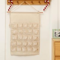 25 Day Canvas Interactive Wall Hanging, Calendar, Advent, Diy Advent Christmas Craft Kit, Kids Customizable For Advent | Etsy (US)