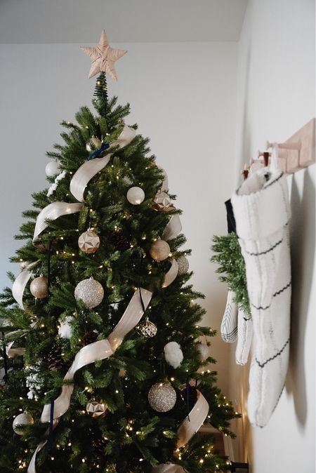 Christmas tree + Christmas stocking. Christmas decor. Christmas ornaments, Christmas stockings

#LTKhome #LTKHoliday #LTKSeasonal