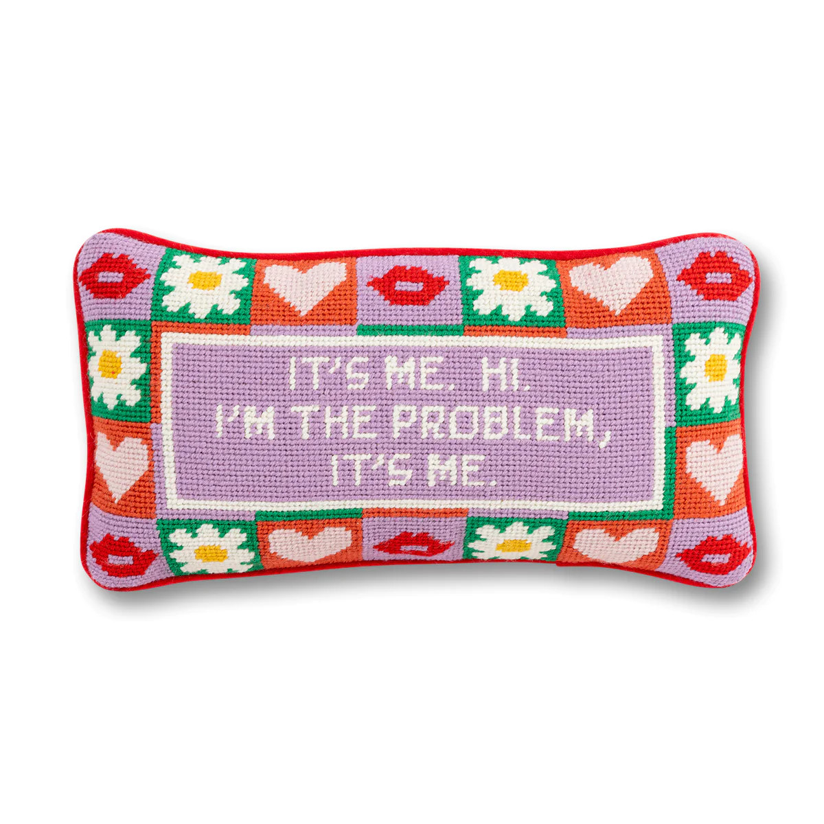 It's Me Needlepoint Pillow | Furbish Studio