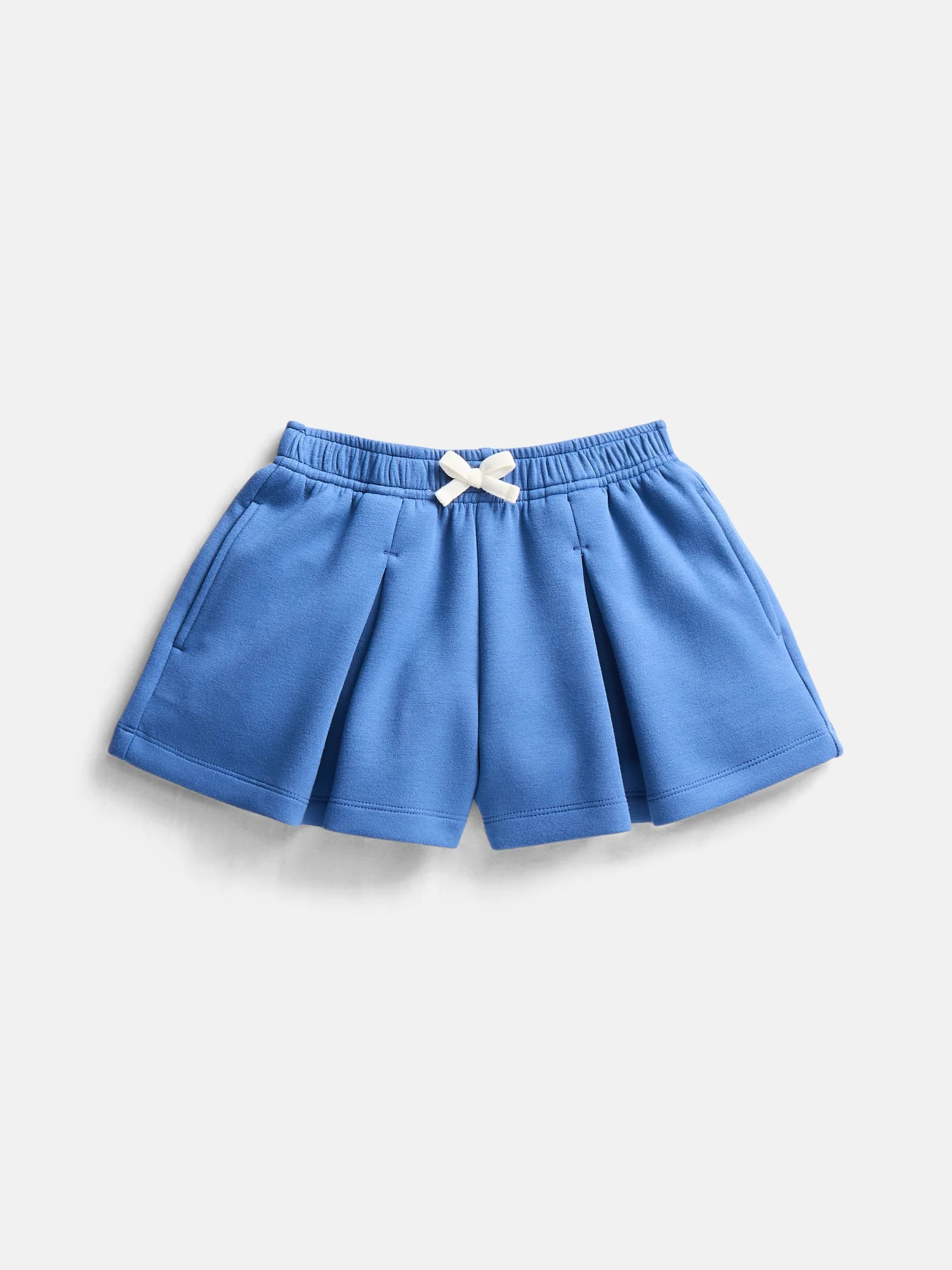 Wonder Nation Toddler Girls Athletic Pleated Shorts with Bow, Sizes 12M-5T - Walmart.com | Walmart (US)