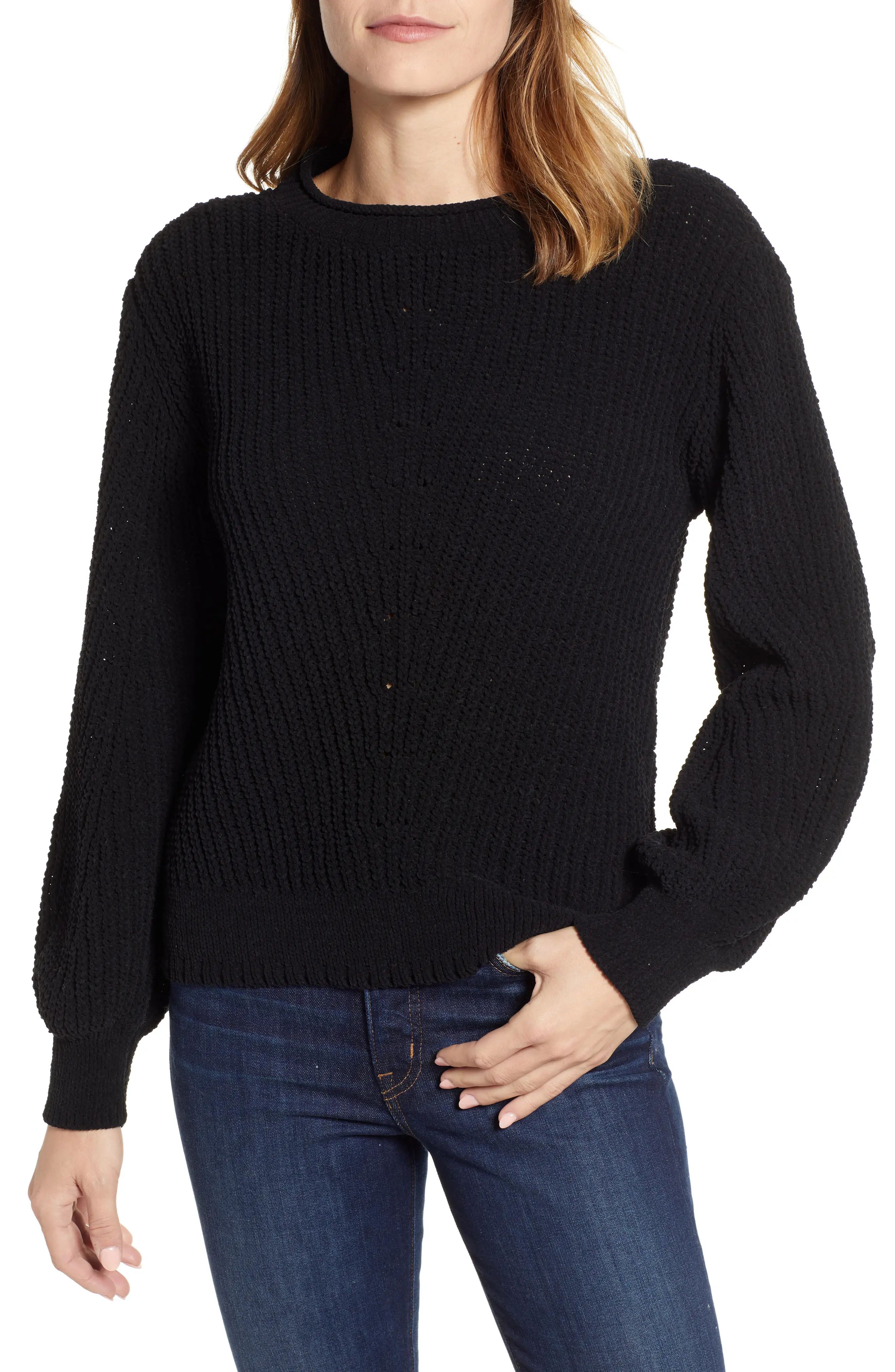 Women's Caslon Chenille Crewneck Sweater | Nordstrom