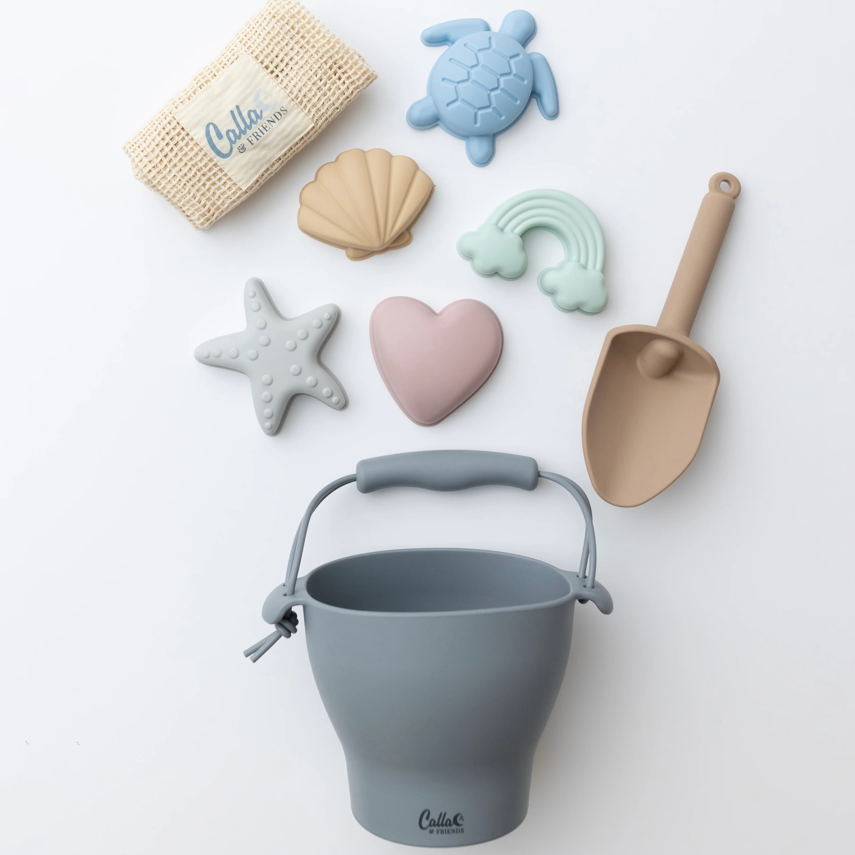 Hudson Silicone Beach Toy Set - Spring Remix | Calla and Friends