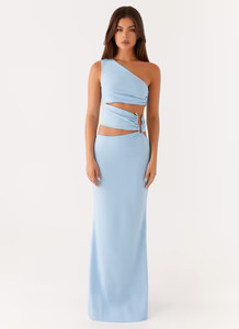 Laylani Cut Out Maxi Dress - Blue | Peppermayo (Global)