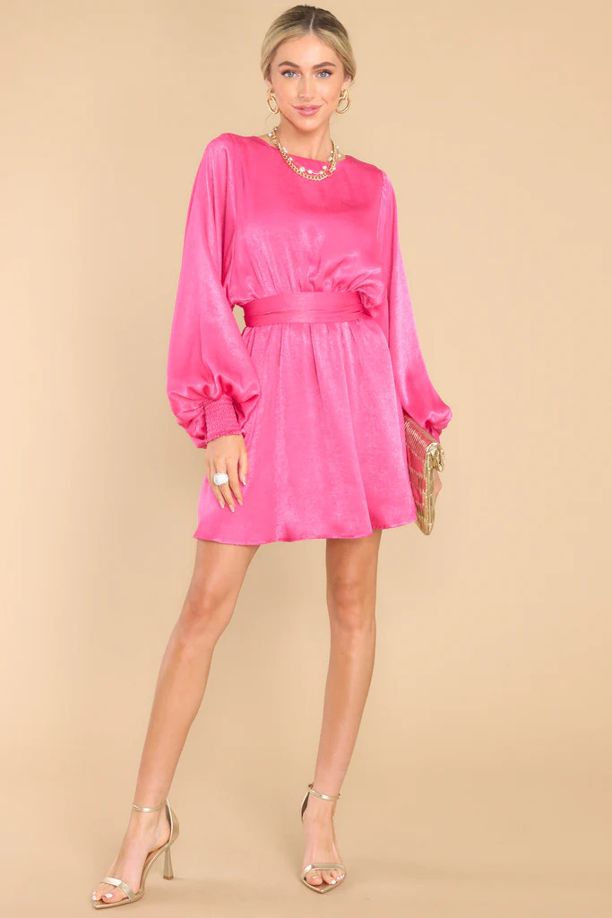 The Lucky One Hot Pink Dress | Red Dress 