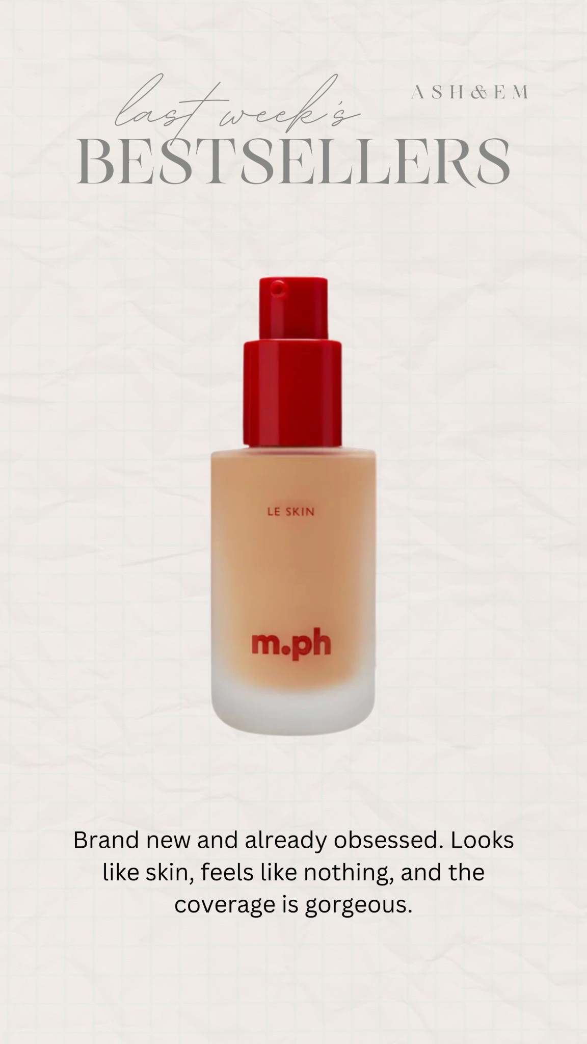 We’re obsessed with this foundation!!