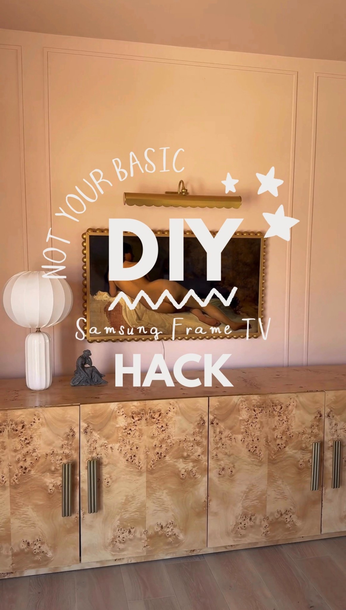 Materials used for this gilded DIY Samsung Frame TV Hack! 

#LTKHome