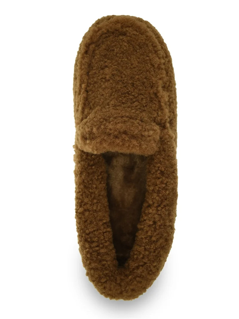 Joyspun Women's Teddy Moccasin Slippers | Walmart (US)