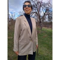 Vintage Beige Womens Blazer | Etsy (US)