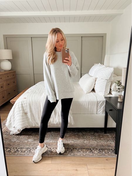 This oversized pullover from Abercrombie is one of my most worn items right now! The performance fabric is so comfortable. It’s legging friendly! I am in size small.

#sneakers #spring #newbalance #crew #sweatshirt 

#LTKfitness #LTKfindsunder50 #LTKsalealert