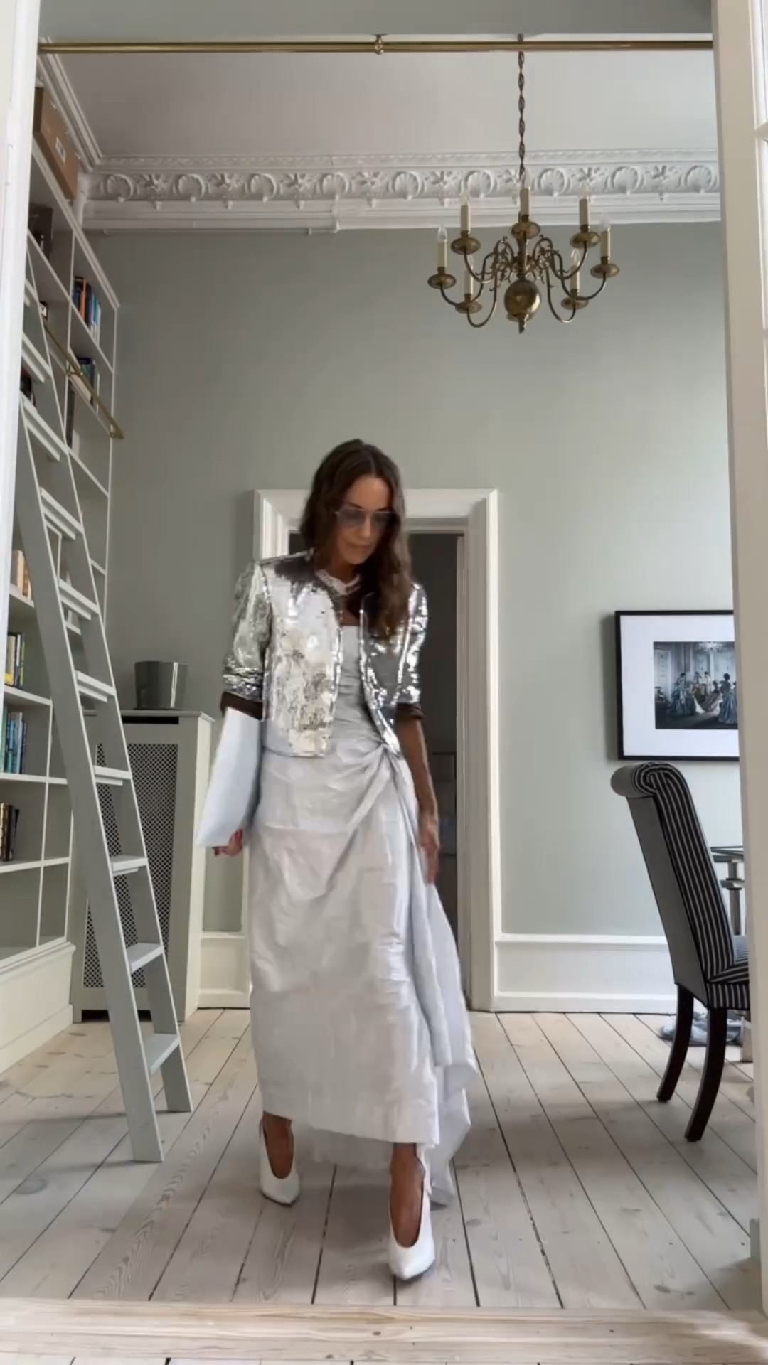 Wound up switching out the sparkles for a leather jacket, but I still love this look!

#LTKItBag #LTKStyleTip #LTKShoeCrush