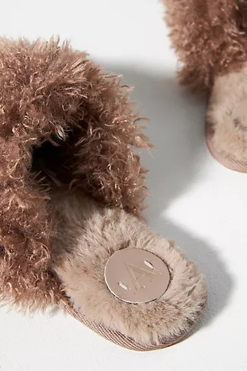 Teddy Slide Slippers | Anthropologie (US)