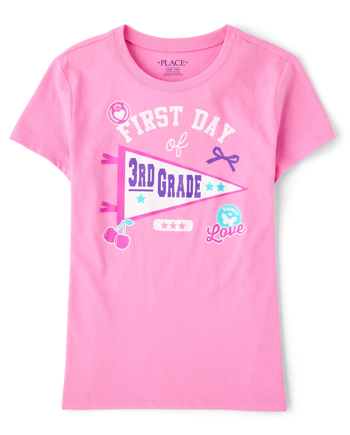 Girls School First Day Of 3rd Grade Graphic Tee - pink | The Children's Place