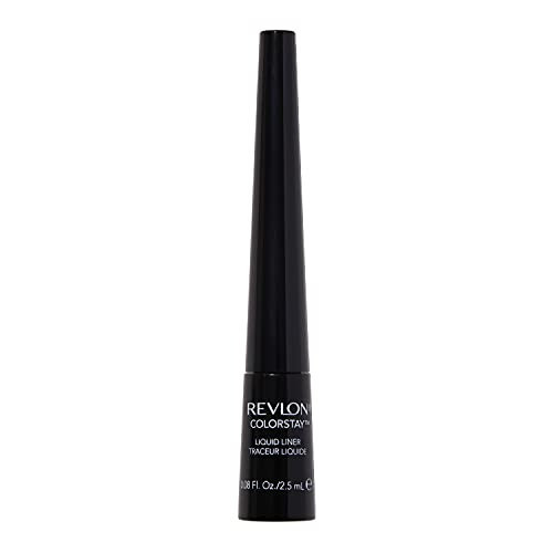 Revlon Liquid Eyeliner, ColorStay Eye Makeup, Waterproof, Smudgeproof, Longwearing with Ultra-Fine Tip, 251 Blackest Black, 0.08 Fl Oz (Pack of 1) | Amazon (US)