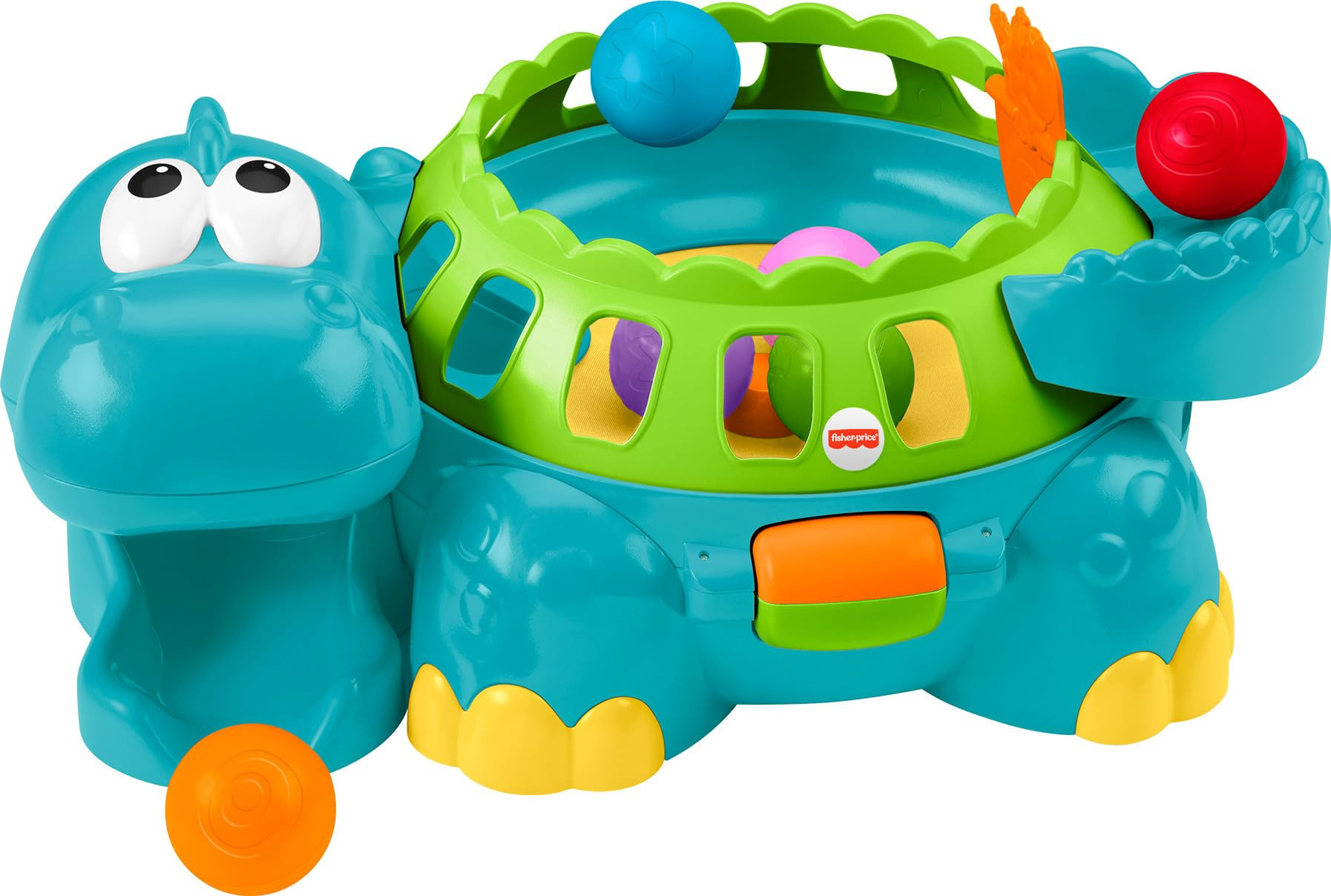 Fisher-Price Baby Crawling Toy, Poppity Pop Musical Dino Ball-Popper with Sounds for Infants Ages... | Amazon (US)