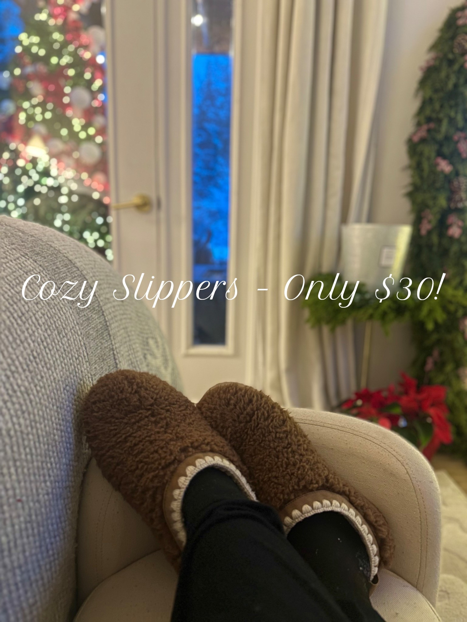 Been a minute since I’ve posted on here! My dad suffered 4 large strokes, so life’s been a lot lately. But finally trying to find my rhythm again. Thought I’d share my favorite new cozy slippers!! From Target & only $30!

Christmas is nearly here!! 

#LTKHoliday #LTKFindsUnder50 #LTKGiftGuide