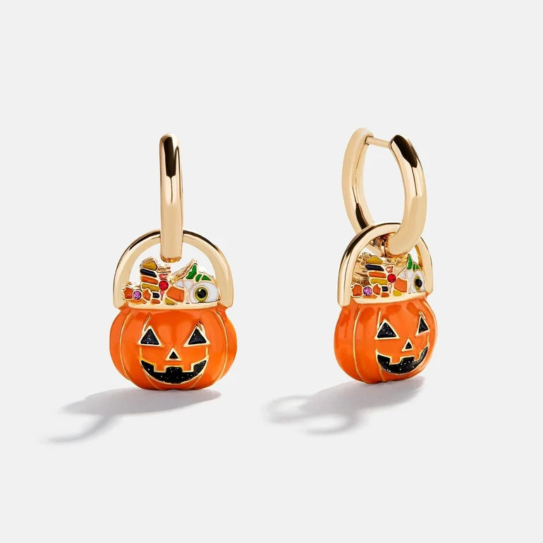 Laughing Jack Earrings - Pumpkin | BaubleBar