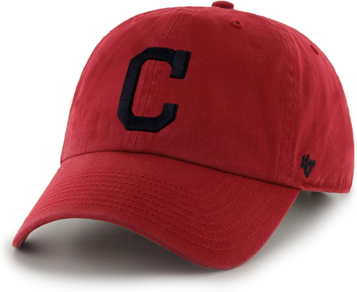 '47 MLB Cleveland Indians Clean Up Adjustable Hat | Amazon (US)