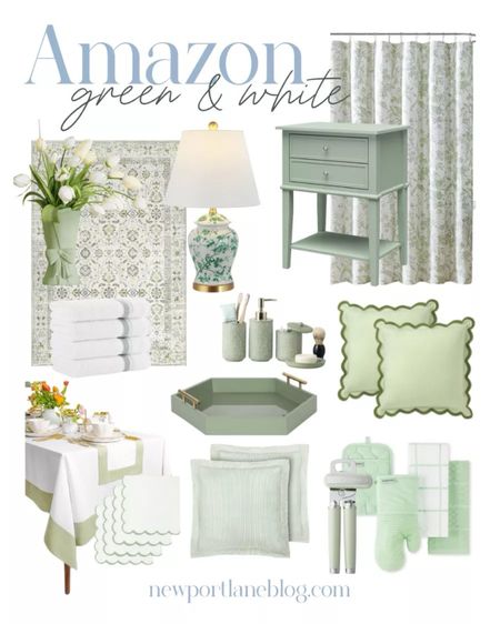 Pretty green and white home decor finds from Amazon 💚 Perfect if you love Coastal Home decor, Earthy Home decor, or Grandmillennial Home decor (5/15)

#LTKhome #LTKfindsunder50 #LTKstyletip