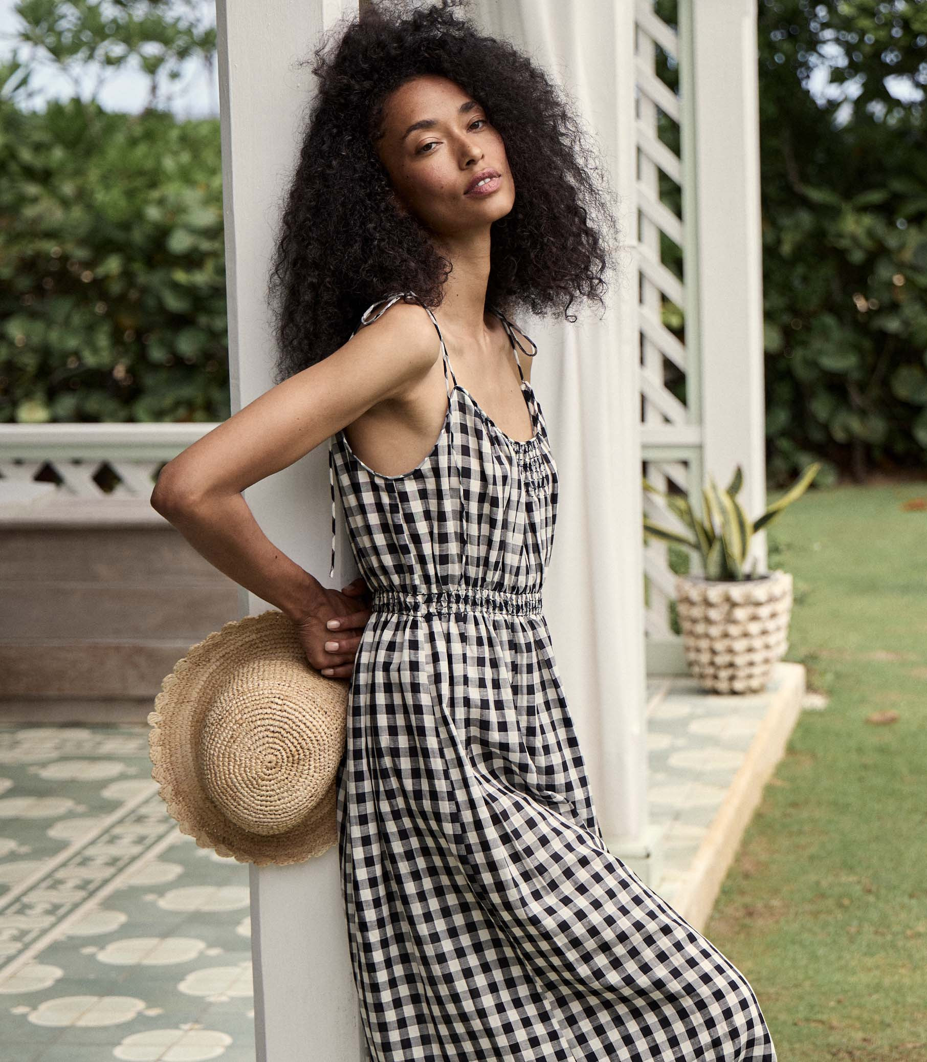 Leslie Dress - Marilyn Gingham | DÔEN | DOEN