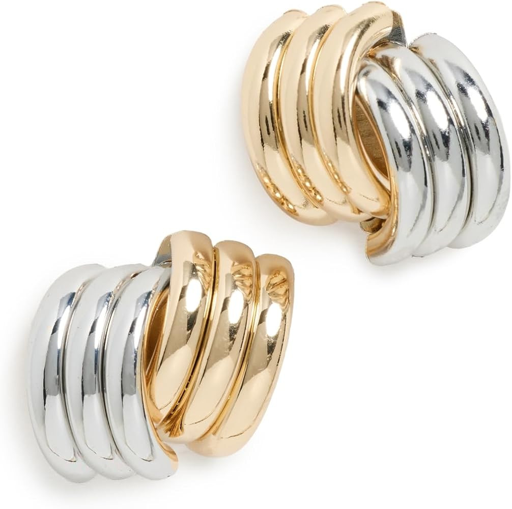 SHASHI Women's Grace Earrings, Gold/Silver, One Size | Amazon (US)