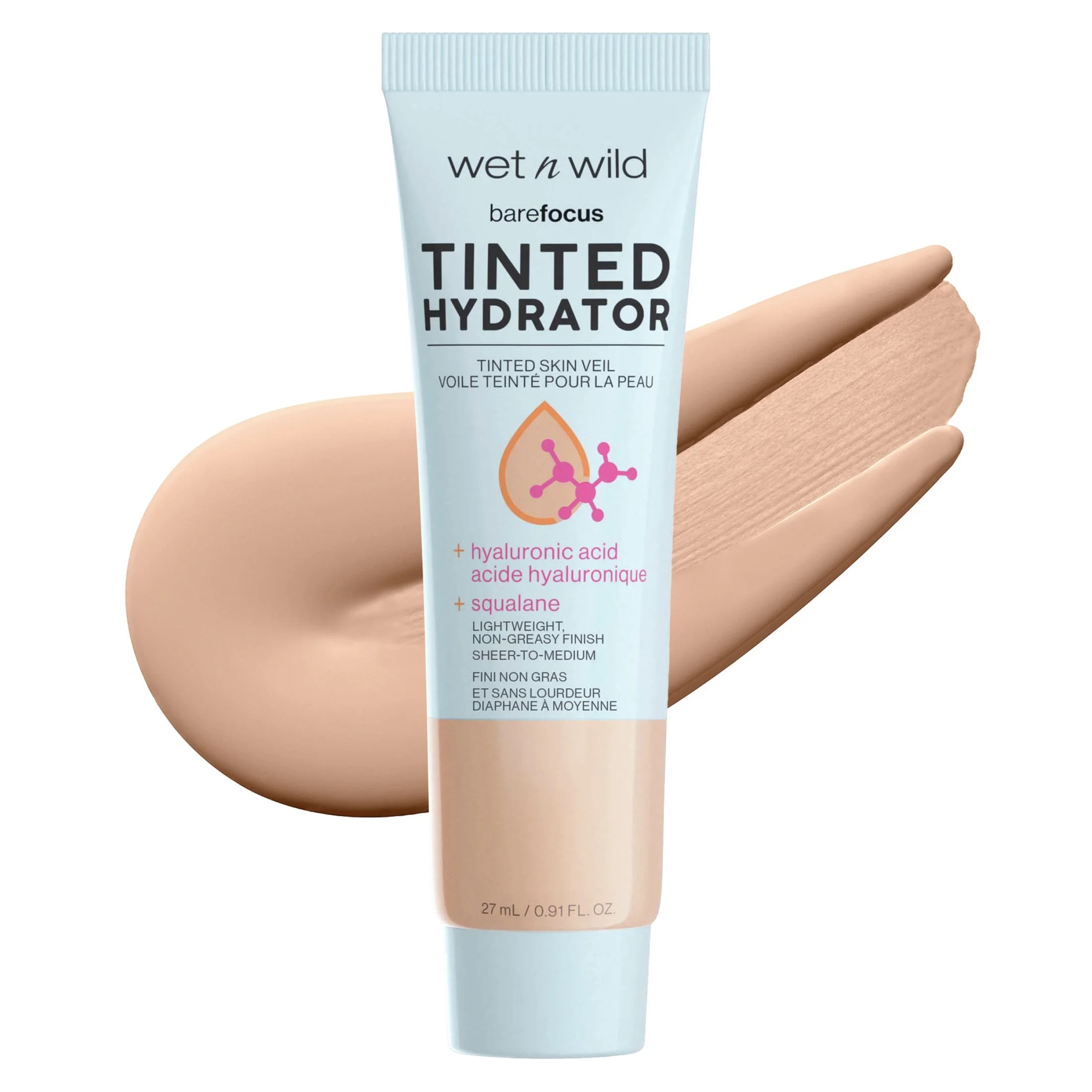 Wet n Wild Bare Focus Tinted Hydrator, Tinted Skin Veil, Light, 0.91 Fl oz | Walmart (US)