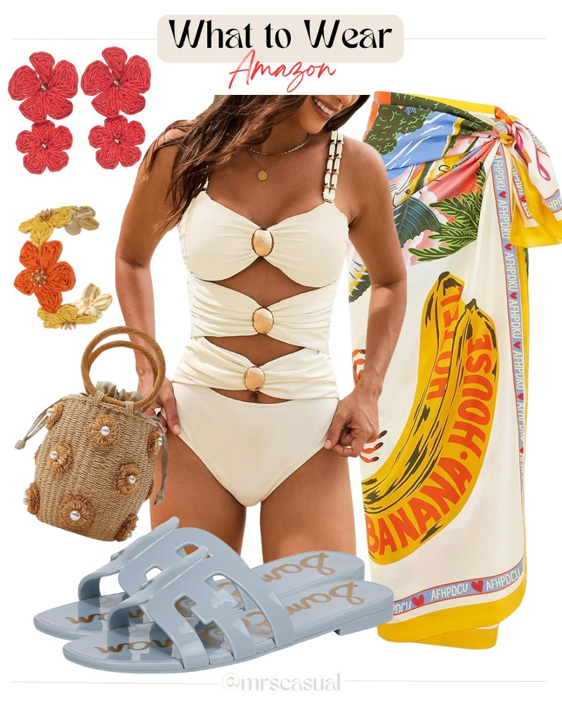 Amazon swimsuits are stepping it UP 👏 flattering, chic, and under $40 — obsessed with this one 🔗⬇️

#LTKTravel #LTKOver40 #LTKSeasonal