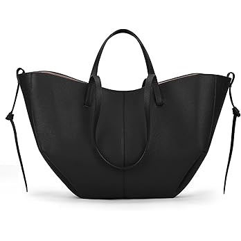 Juoxeepy Work Bag Faux Leather Tote Bag for Women Trendy Handbag Purse Fall Shoulder Bag with Mag... | Amazon (US)