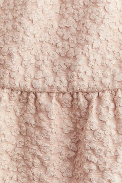 Jacquard-weave Tiered Dress | H&M (US + CA)