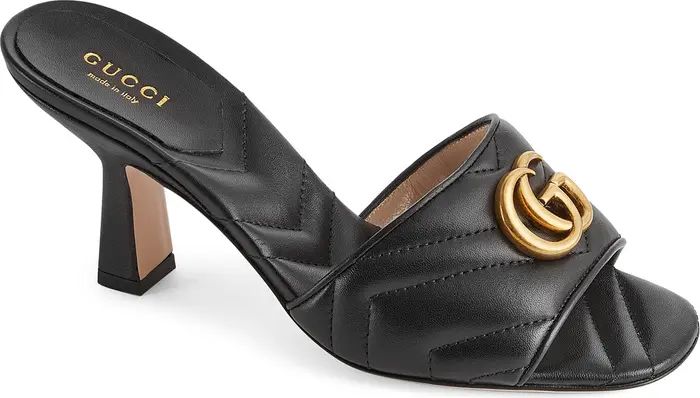 GG Quilted Slide Sandal (Women) | Nordstrom