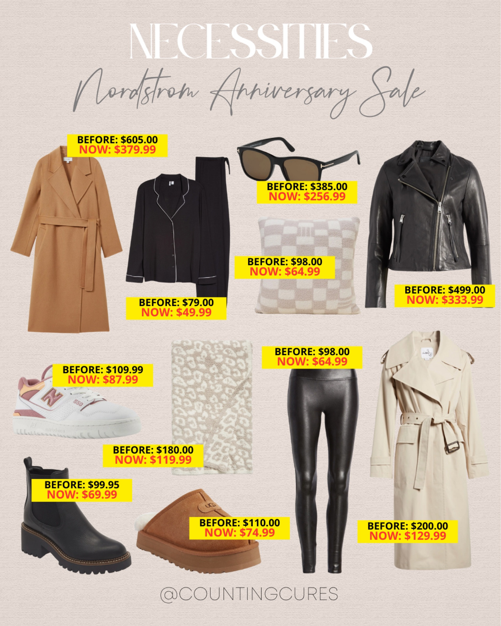 Can't help but look at these fashion necessities that's part of Nordstrom's Anniversary sale! Check out the belted trench coats, leather jacket, and boots as you prepare early for fall.
#onsalenow #capsulewardrobe #bedroomessentials #transitionalstyle

#LTKxNSale #LTKStyleTip #LTKShoeCrush