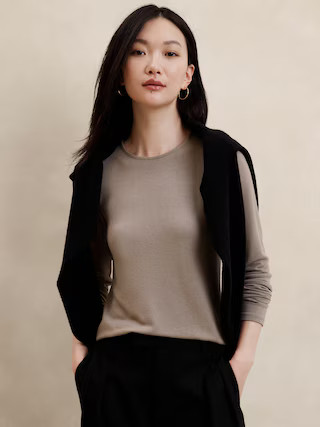 Soft Luxe T-Shirt | Banana Republic Factory