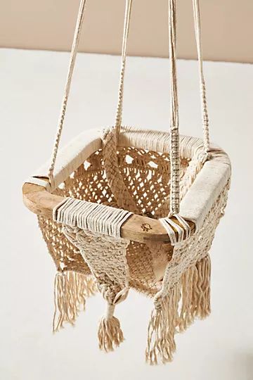 Macrame Baby Swing | Anthropologie (US)