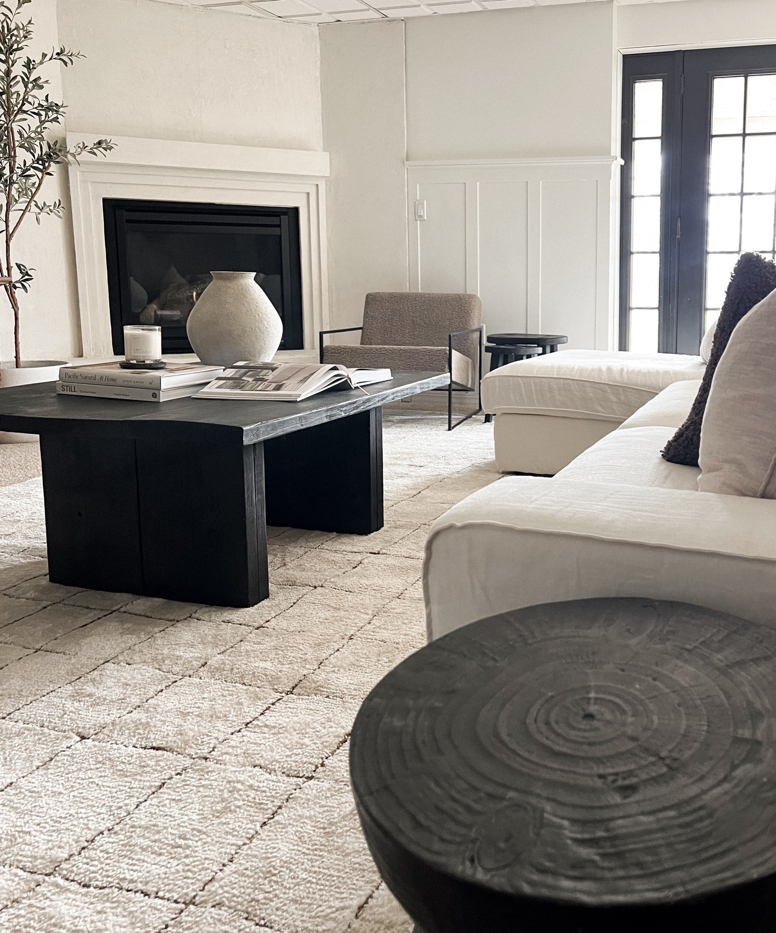 new family room rug - creamy white and dark brown pattern so soft and cozy 

Neutral decor. Neutral rug. Rugs. Wayfair. Amazon. Decor  

#LTKsalealert #LTKfindsunder100 #LTKhome