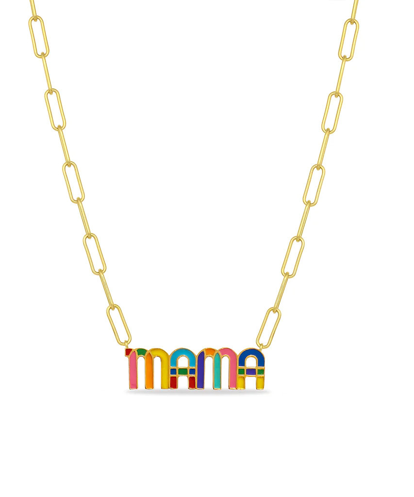 MAMA Enamel Necklace | Juler's Row