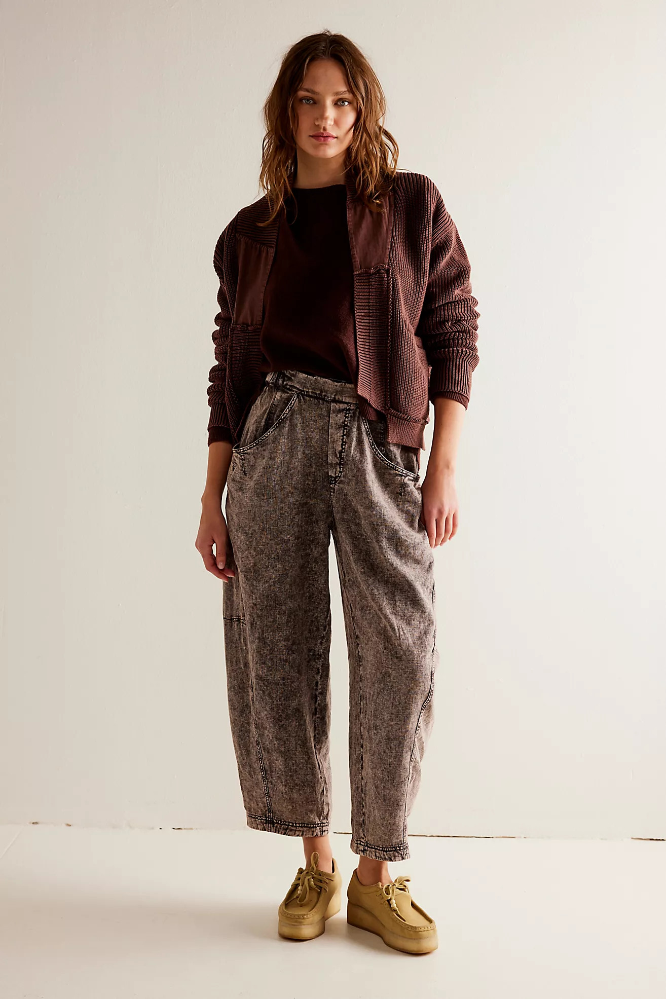High Road Pull-On Barrel Pants | Free People (Global - UK&FR Excluded)