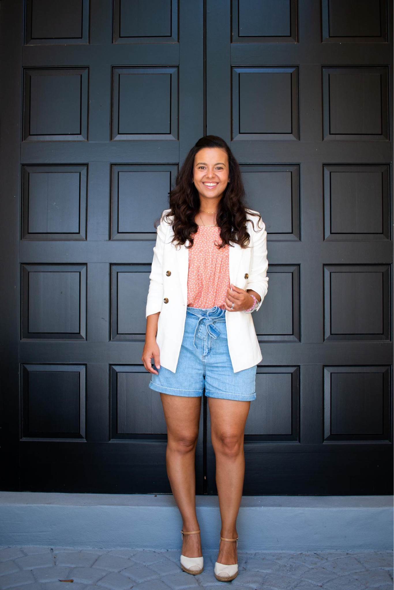 Styling a white blazer for Summer! Denim shorts + cute floral top + espadrilles! Follow the outfit formula and you’ll be good to go! Similar pieces from the Norsdtrom sale linked below! 

#LTKxNSale #LTKstyletip #LTKcurves