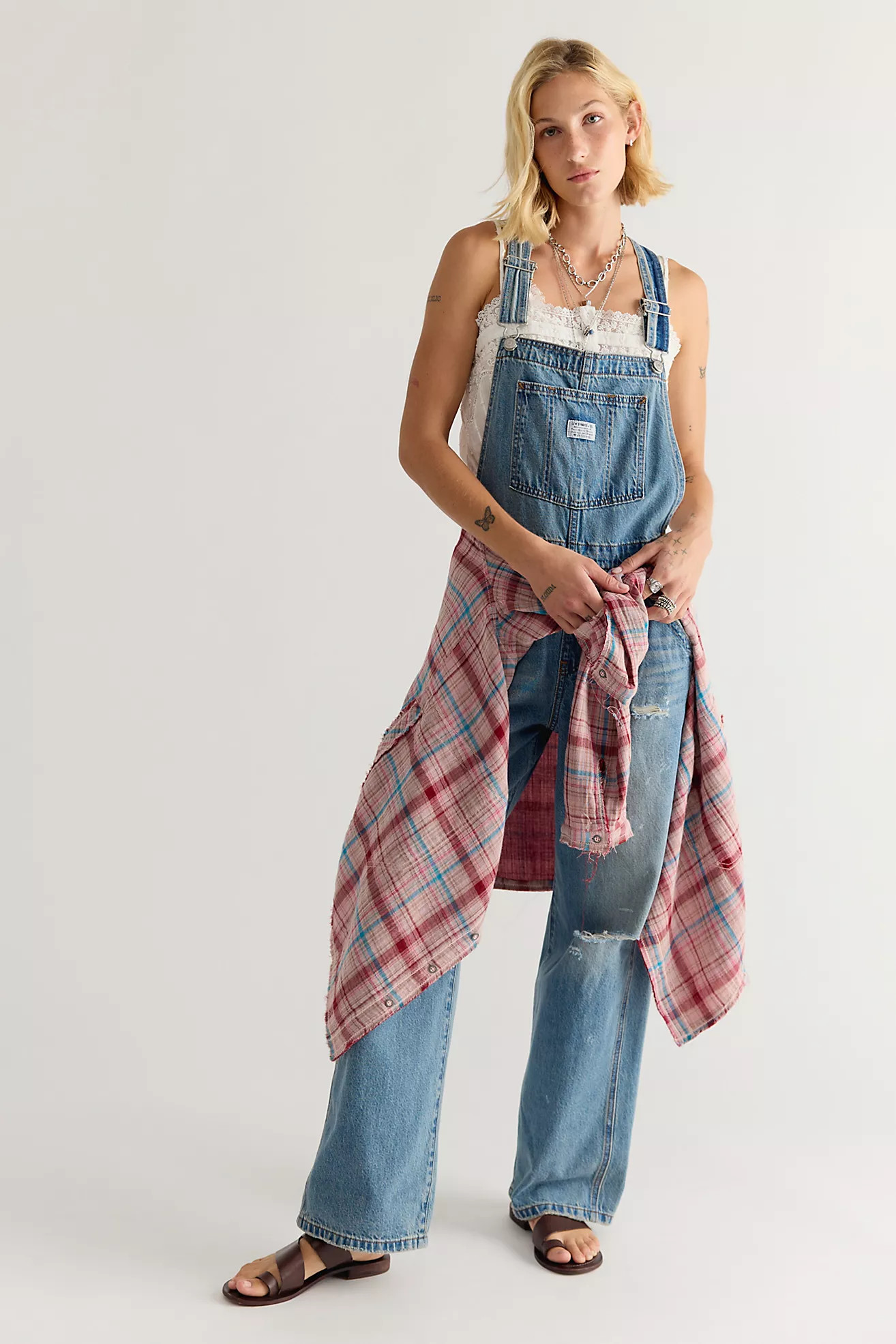 Levi's Full-Length Baggy Overalls | Free People (Global - UK&FR Excluded)
