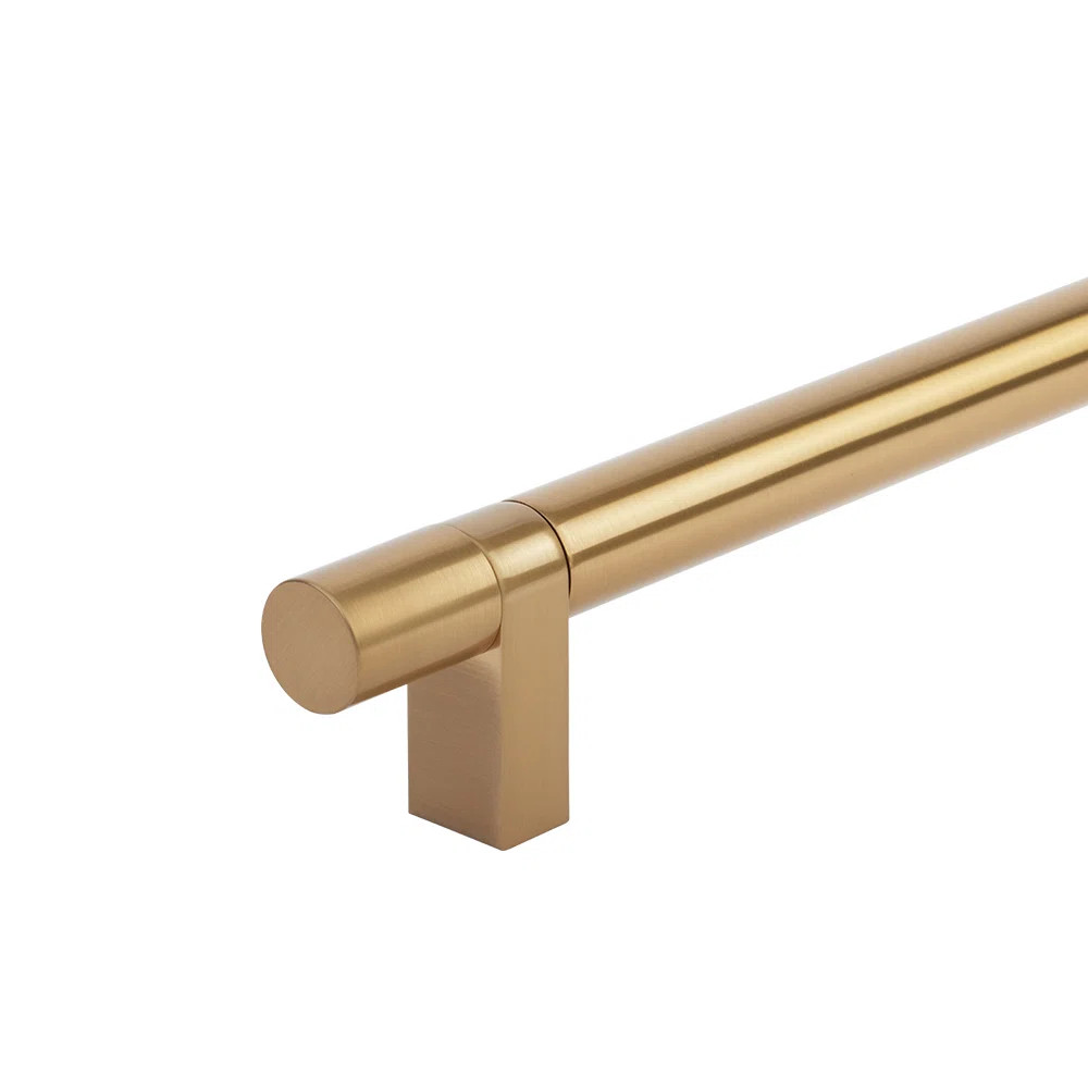 Emtek Select Appliance Pull 54" Center-to-Center w/ Rectangular Bar Stem & Smooth Bar (Back-to-Ba... | Wayfair North America