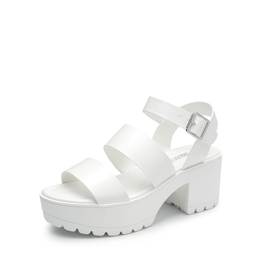 DREAM PAIRS Platform Heels for Women Lightweight Chunky Open Toe Stylish Comfortable Fisherman Sa... | Amazon (US)