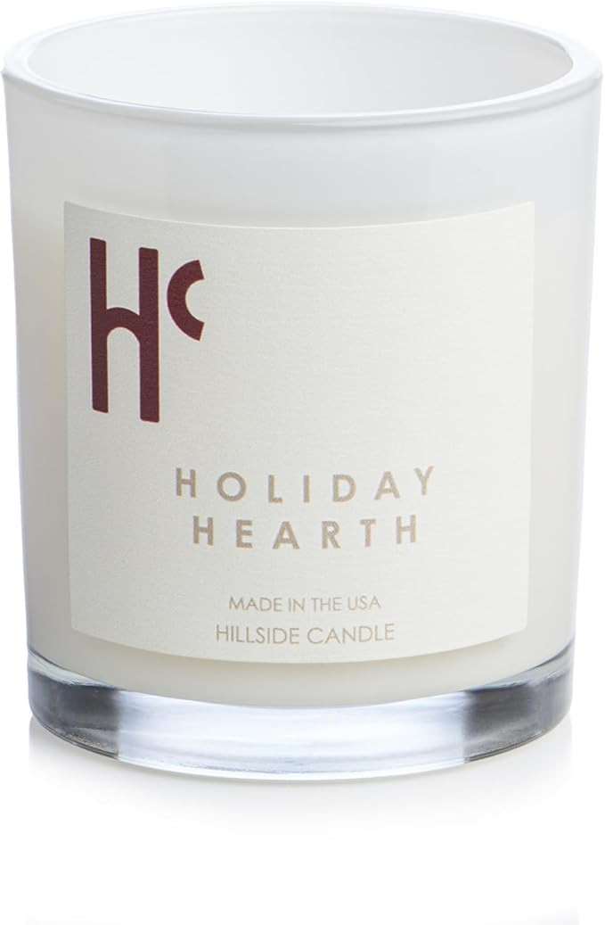 Holiday Hearth Scented Candles, Single Wick Soy Candles, Scented Candles for Home, Sweet Frosted ... | Amazon (US)