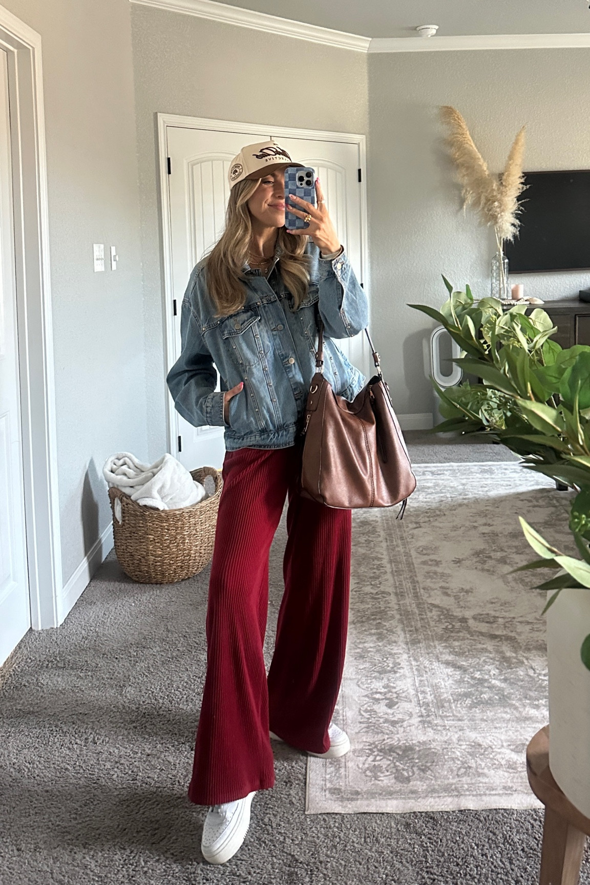 ootd! wearing my usual size small in everything! loving this cutie studded jacket from target, and these ribbed lounge pants are insane comfy!

#LTKSaleAlert #LTKFindsUnder50 #LTKFindsUnder100