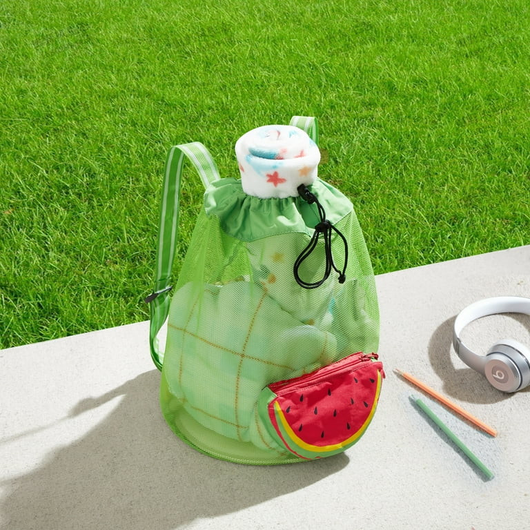 Beach Convertible Mesh Backpack - Watermelon | Walmart (US)