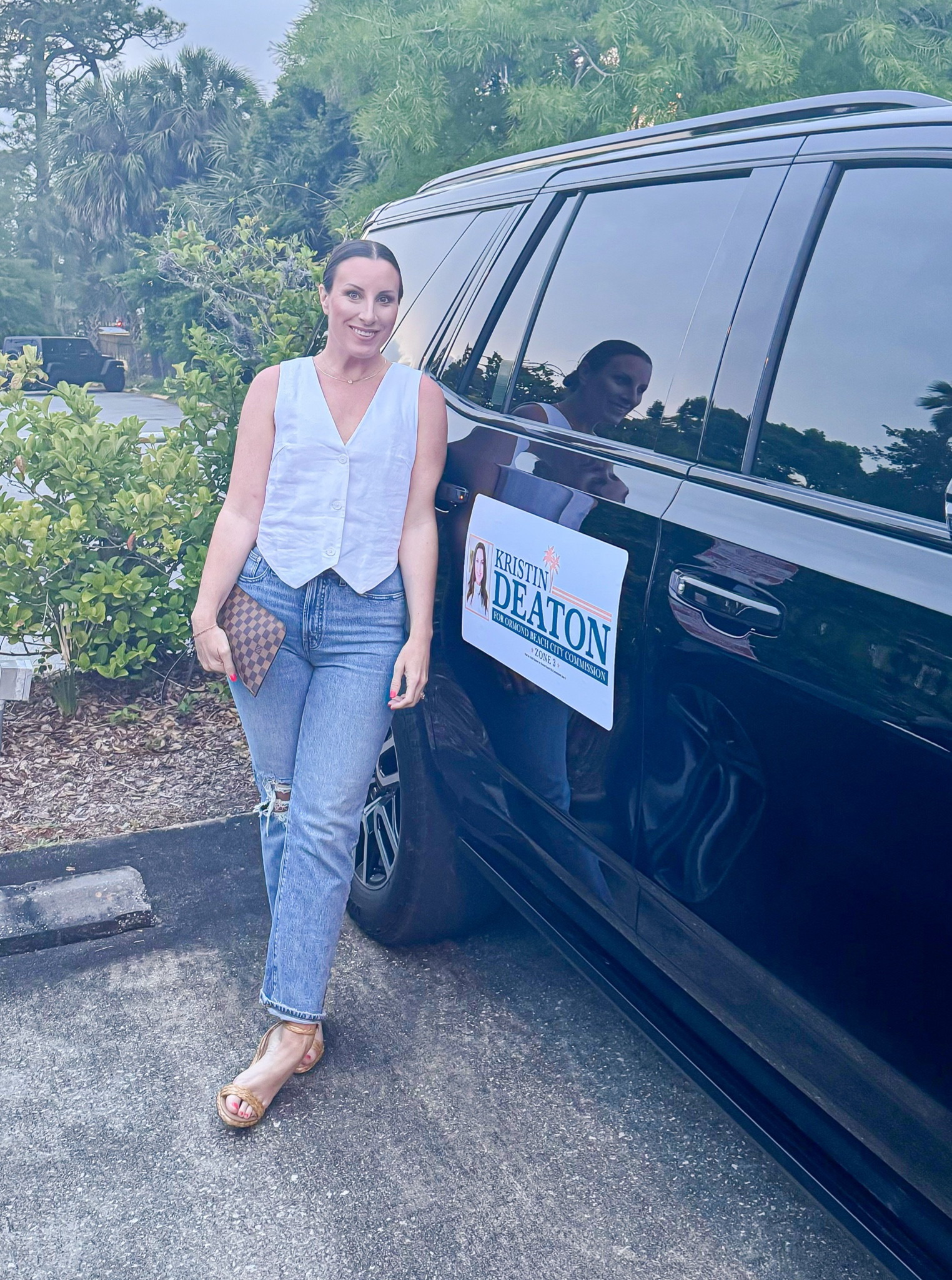 Walmart vest size small
Jeans size 26
Shoes 9


#LTKstyletip #LTKxMadewell #LTKfindsunder100