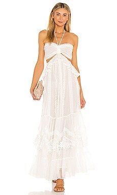 ROCOCO SAND Ame Maxi Dress in White from Revolve.com | Revolve Clothing (Global)