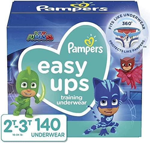 Pampers Easy Ups Training Pants Boys and Girls, 2T-3T (Size 4), 140 Count | Amazon (US)