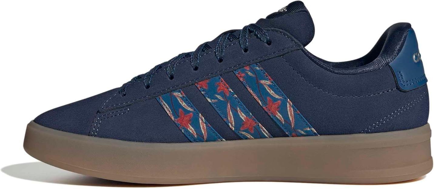 adidas Womens Grand Court 3.0 Sneakers Shoes Casual - White | Amazon (US)