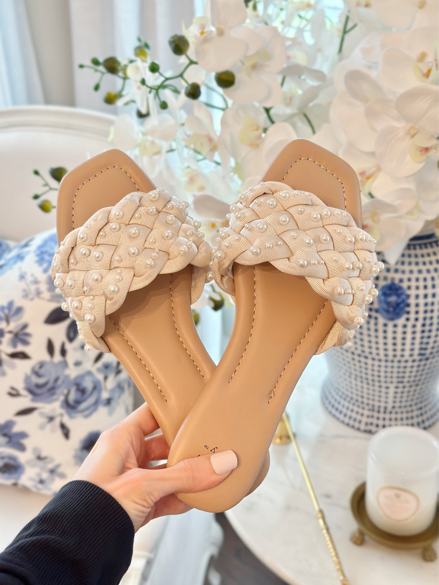 Pearl Slides from Target restocked! 

#LTKunder50 #LTKsalealert #LTKshoecrush